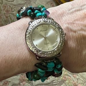 Richard Begay Native American Silversmith Ltd. Edition Watch/ Bracelet/Turquoise